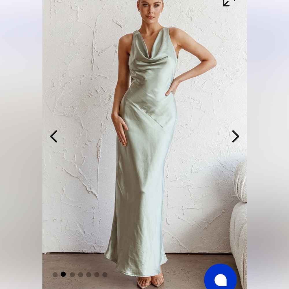 *NEW* Selfie Leslie Pistachio Backless Dress